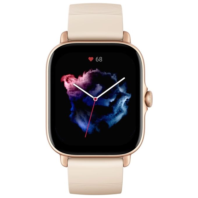 Amazfit GTS 3 1.75'' Amoled GPS Sport Salute Notifiche Impermeabile Avorio