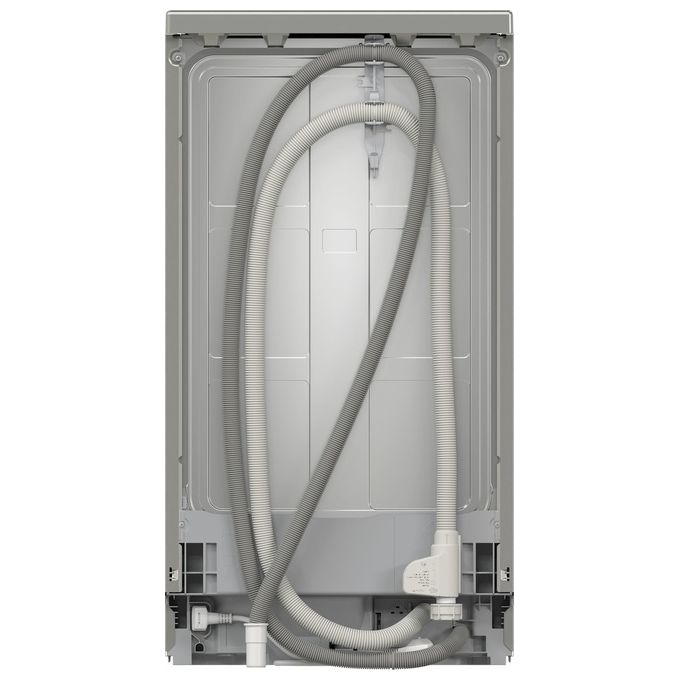 Bosch SPS4EMI24E Serie 4 - Lavastoviglie slim a libera installazione 10 coperti, Classe C, Home Connect, EfficientDry, AquaStop, (84,5x45x60 cm), Inox