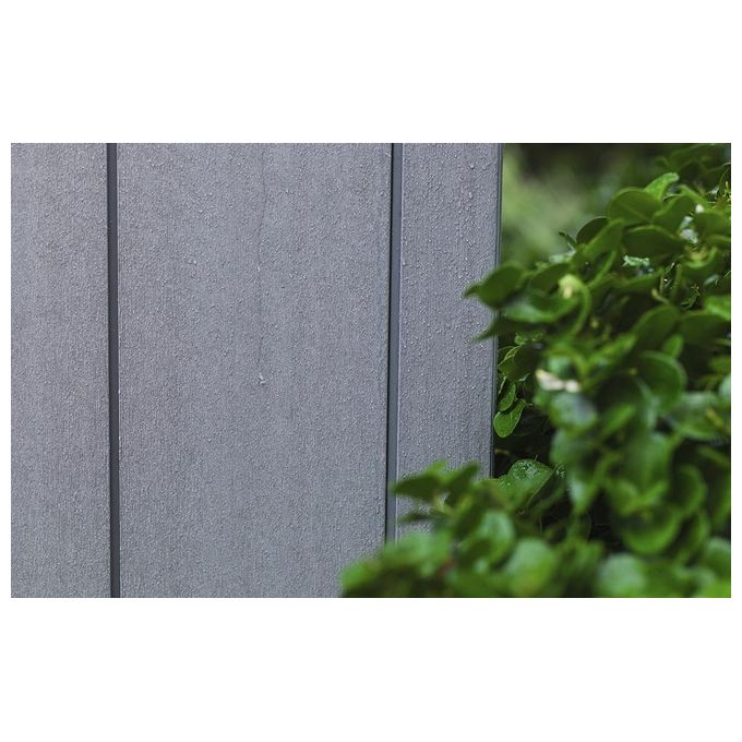 Keter 17203426 Artisan 7x7 Casetta da Giardino in Resina Duotech 4,7 m² 214x218x226 cm carico neve 200 Kg-m² colore Grigio