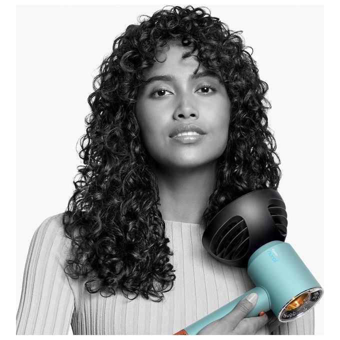 Dyson Super Sonic Nural Asciugacapelli 1600W 4 Temperature con Accessori Acquamarina