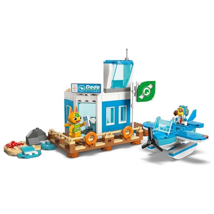 LEGO 77051 Animal Crossing Set da Costruzione con Aeroporto e Idrovolante Giocattolo 292 Pezzi colore Multicolore