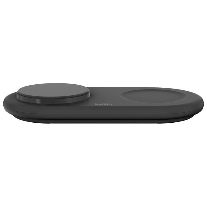 Belkin BoostCharge Pro Tappetino di Ricarica Wireless 2 in 1 con Tecnologia Magnetica Qi2 15W