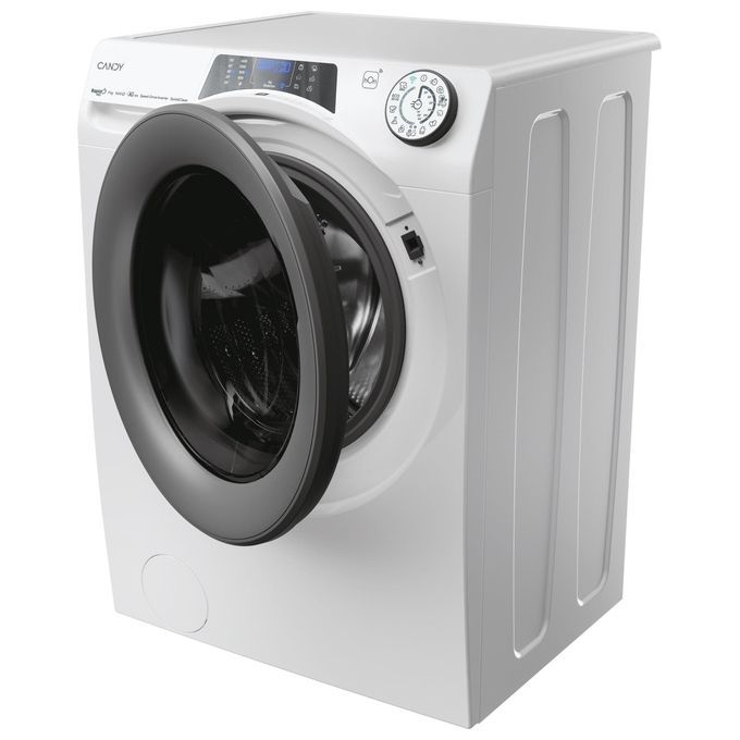Candy RP496BWMR91S RapidÓ Pro Lavatrice Carica Frontale 9 Kg 1400 rpm Classe A Inverter Vapore Wi-Fi (85x60x54 cm) colore Bianco