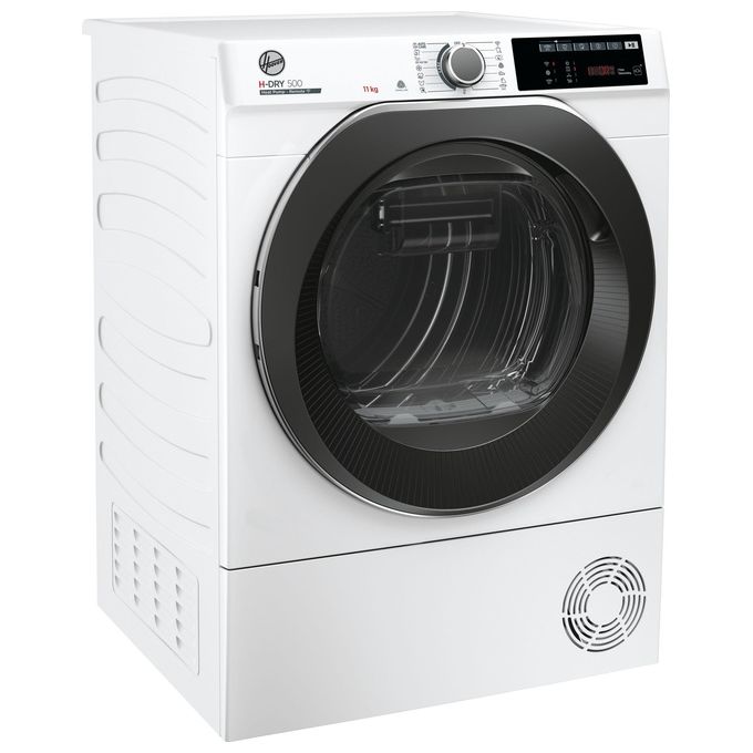 Hoover H-DRY 500 NDEH11A2TCBEXS-S Asciugatrice a pompa di calore 11 Kg classe A++ 15+1 programmi Auto care programma lana controllo remoto bianco 596x611x850