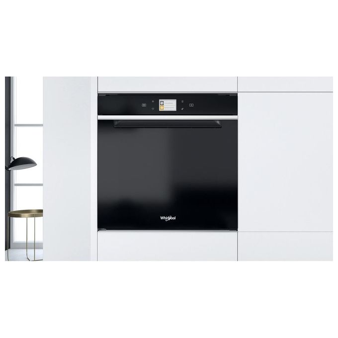 Whirlpool W9I OM2 4S1 H Forno Elettrico Multifunzione da Incasso Capacita' 73 Litri Classe Energetica A+ 8 Programmi Tecnologia 6° SENSO 59,5 cm Nero-Acciaio Inossidabile