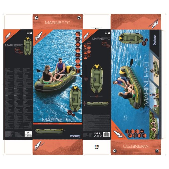 Bestway Canotto Marine Pro Hydro-Force 291x127cm