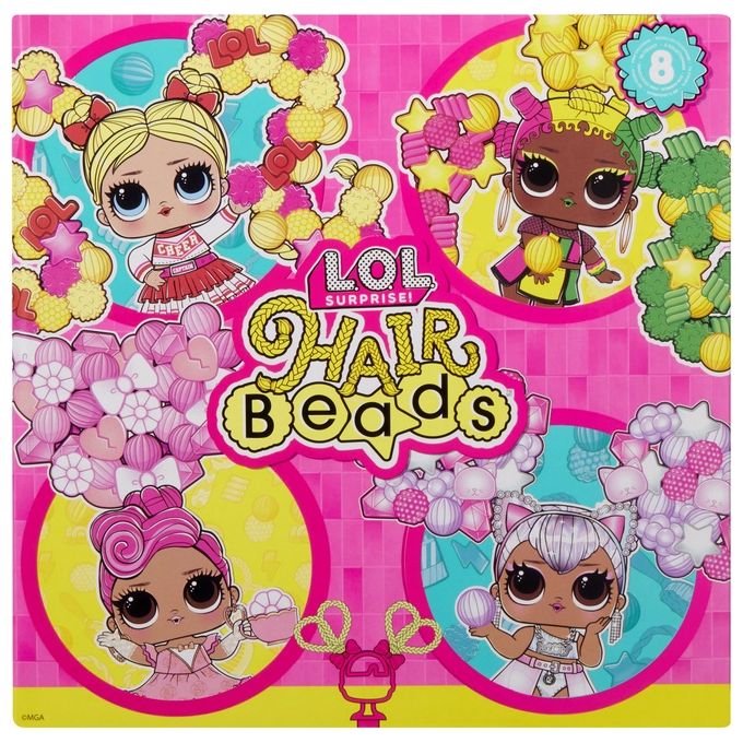 MGA Entertainment Bambola L.O.L. Surprise! Hair Beads Tots Assortito