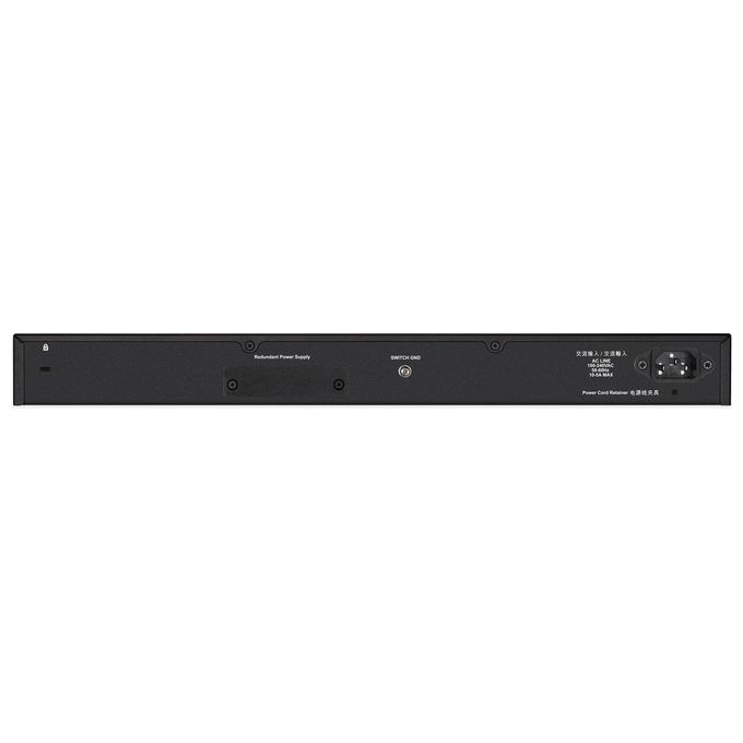 D-Link DGS-3130-30PS Switch 24 Porte Gestito L3 Gigabit Ethernet 10-100-1000 Nero-Grigio Supporto Power over Ethernet