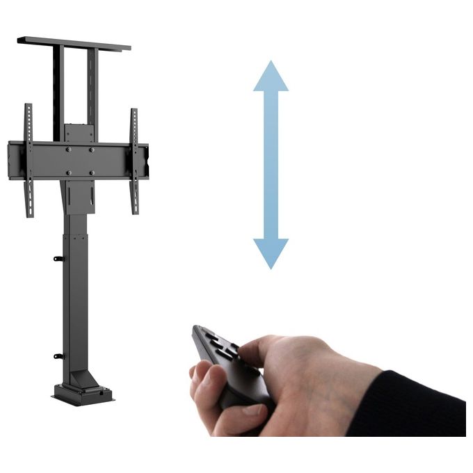 Nilox Lift Supporto Tv a Parete 37''-65'' Nero Motorizzato