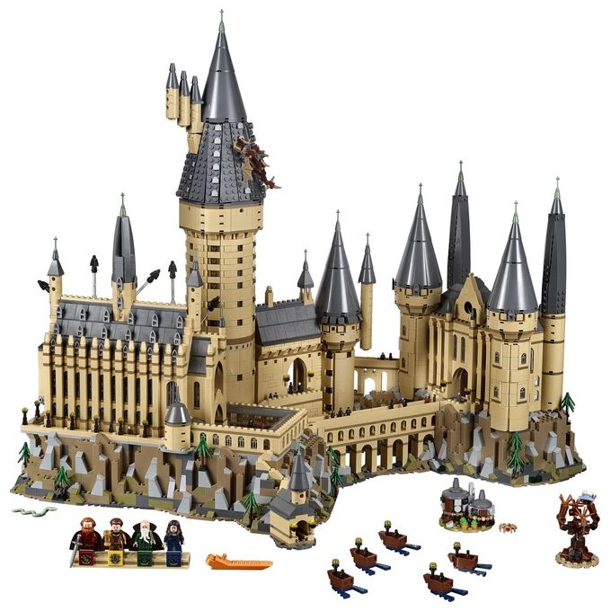 Lego set costruzione castello di hogwarts harry potter 6020 pezzi 16 anni collezione 71043