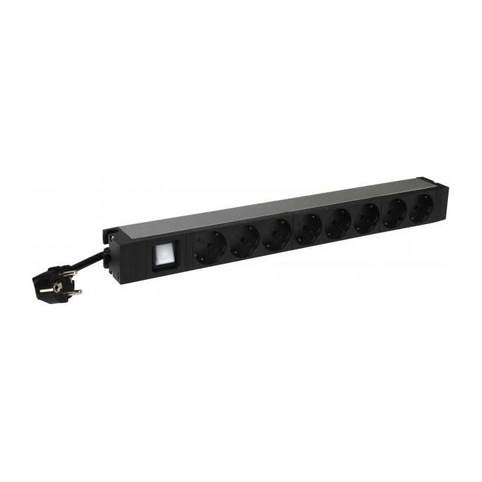 Legrand 646823 Unita' di Distribuzione dell'Energia PDU 8 Prese AC 1U Nero