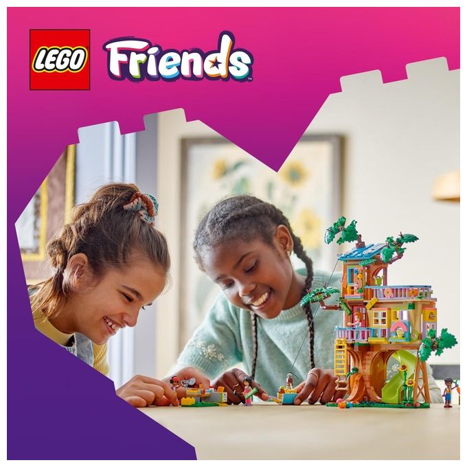 Lego 42652 Friends Casa sull'Albero dell'Amicizia Set da Costruzione 701 Pezzi 4 Minidoll 2 Animali 8+