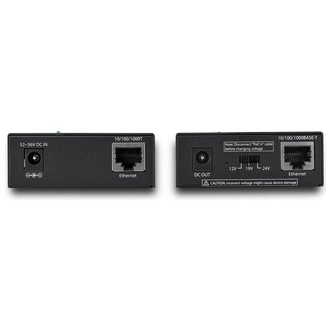 StartechUPOESPLT1G  Injector Poe da 1 Porta 60w con Kit Sdoppiatore Poe