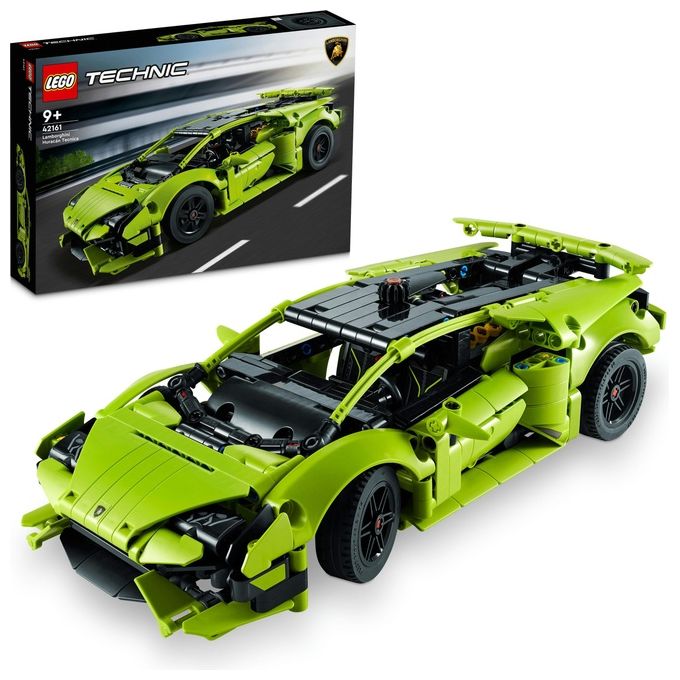 LEGO Technic 42161 Lamborghini Huracán Tecnica, Modellino di Auto da Costruire, Macchina Giocattolo per Bambini