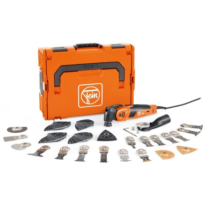 Fein MultiMaster MM 700 Max Top L-BOXX Utensile Multifunzione con 60 Accessori