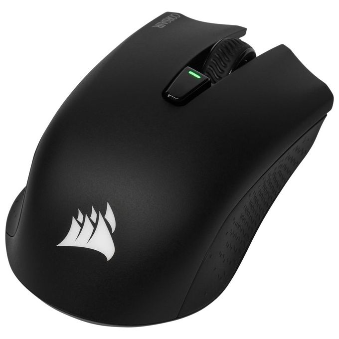 Corsair Harpoon Wireless Rgb Mouse Ottico da Gioco Ricaricabile con Tecnologia Slipstream Sensore Ottico 10000 Dpi Retroilluminazione a Led Rgb Nero