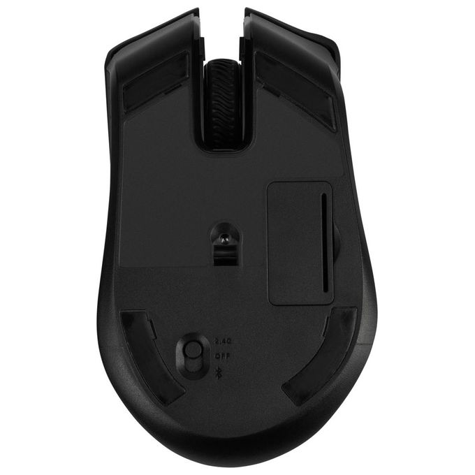 Corsair Harpoon Wireless Rgb Mouse Ottico da Gioco Ricaricabile con Tecnologia Slipstream Sensore Ottico 10000 Dpi Retroilluminazione a Led Rgb Nero