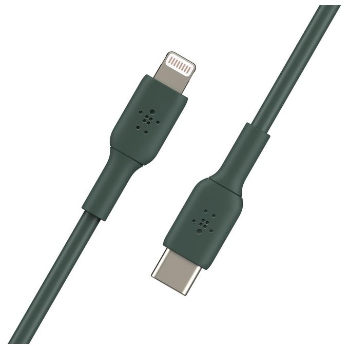 Belkin CAA003bt2MBK BOOST Caricabatterie Lightning a USB-C Cavo 2mt Nero