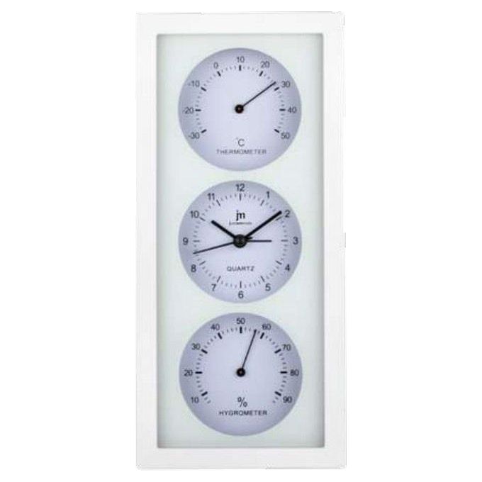 Lowell Orologio da Parete-Tavolo con Termometro-Igrometro