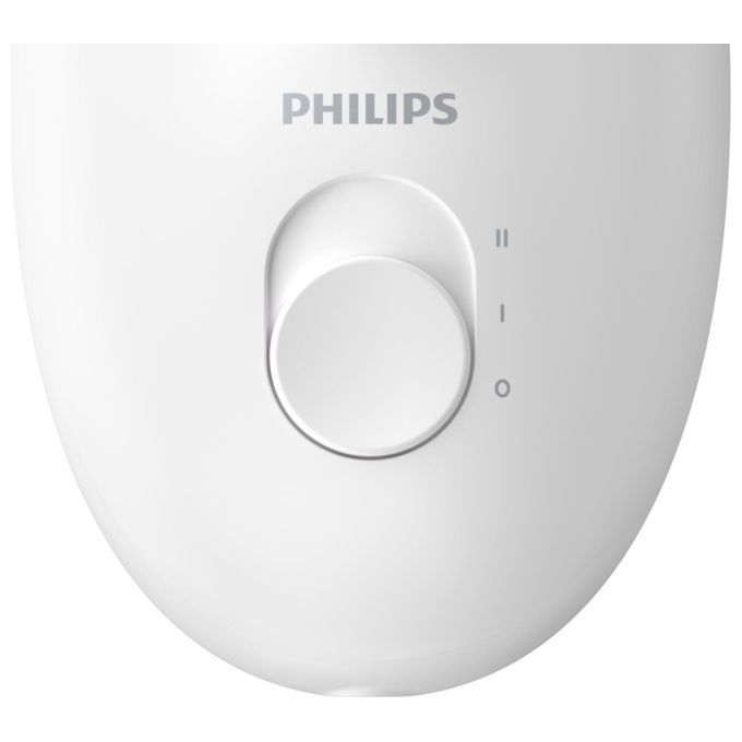 Philips Satinelle Essential Epilatore Compatto con Filo Bianco-Viola