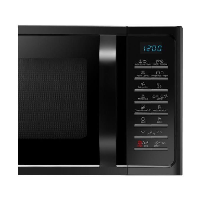 [ComeNuovo] Samsung MC28H5015AK – Forno a microonde combinato, 28 L, 900 W, Classe A, convezione + grill 1 400 W, 15 programmi preimpostati (Fresh Menu), funzione deodorizzazione, fermentazione yogurt-dough, ECO mode, vetro ceramico EasyView, colore nero
