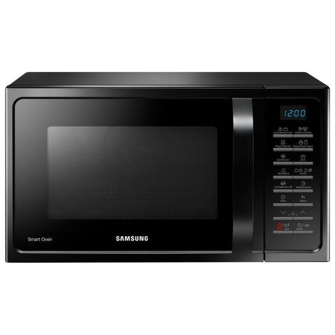[ComeNuovo] Samsung MC28H5015AK – Forno a microonde combinato, 28 L, 900 W, Classe A, convezione + grill 1 400 W, 15 programmi preimpostati (Fresh Menu), funzione deodorizzazione, fermentazione yogurt-dough, ECO mode, vetro ceramico EasyView, colore nero