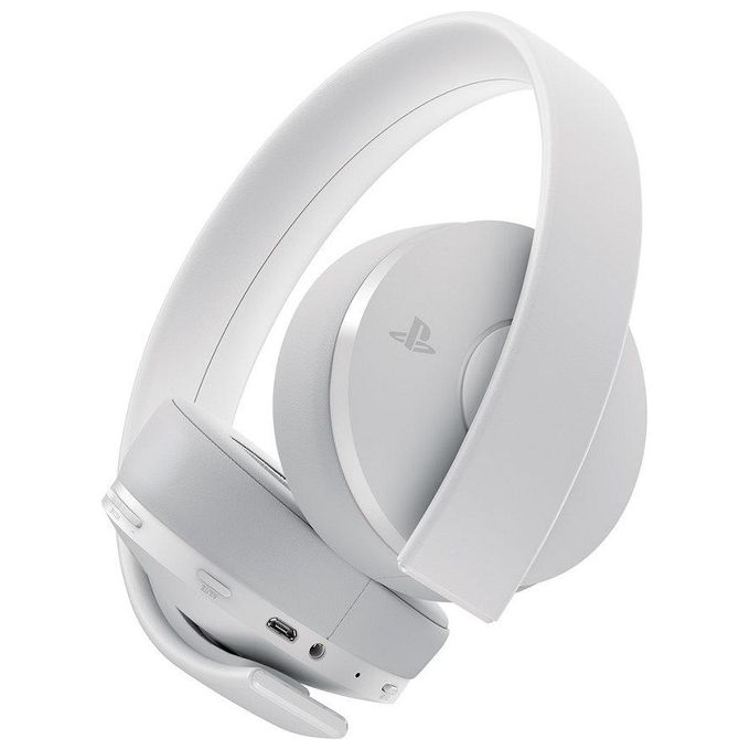 Sony PlayStation 4 Gold Cuffie Wireless Bianco