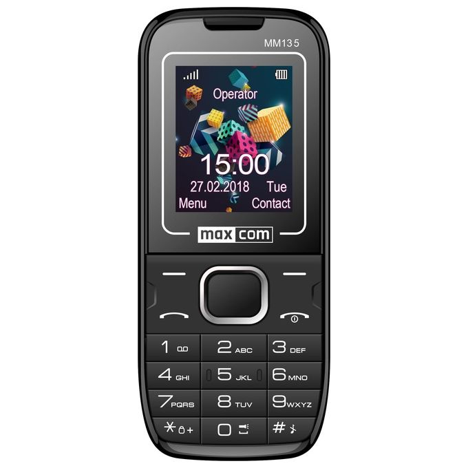 Maxcom MM135 Telefono Cellulare 1,77'' Nero-Blu
