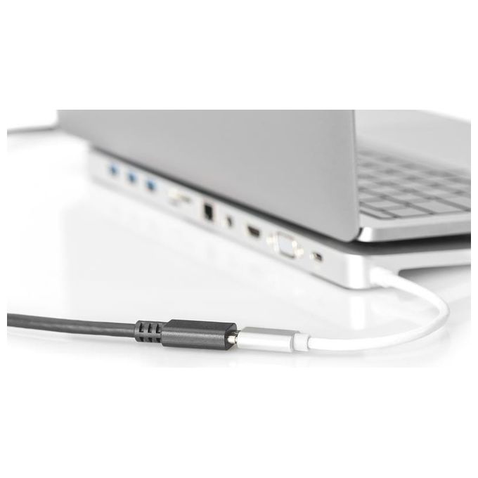 Digitus cavo prolunga usb 3.1 (gen 2) tipo c maschio-femmina mt 0,7