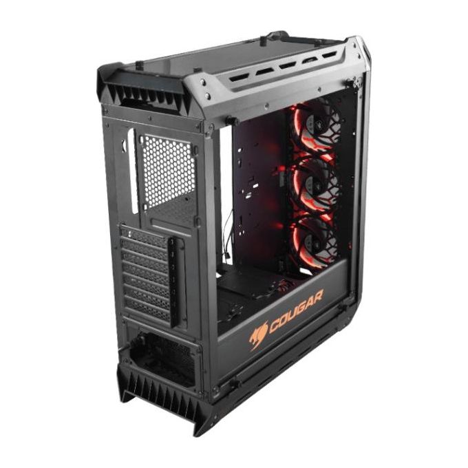 Cougar Panzer G Vetro Temperato Middle Tower No-Power Mini ITX mATX ATX CEB Nero