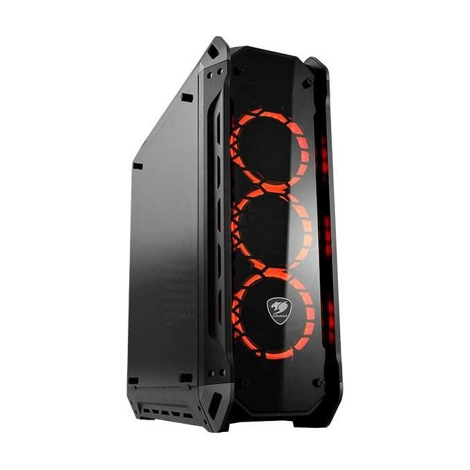 Cougar Panzer G Vetro Temperato Middle Tower No-Power Mini ITX mATX ATX CEB Nero