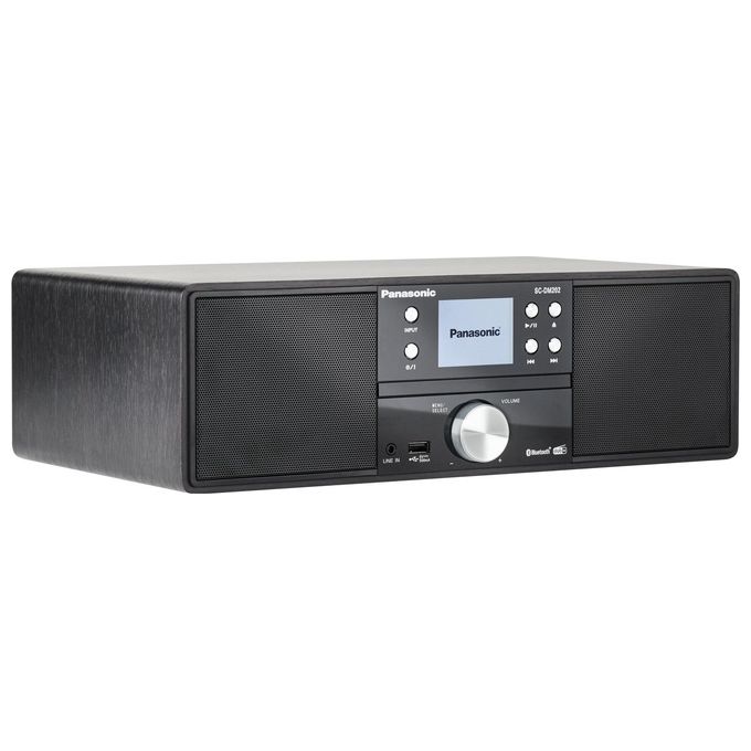 Panasonic SC-DM202EG-K Sistema Stereo Compatto Micro HiFi con CD Nero