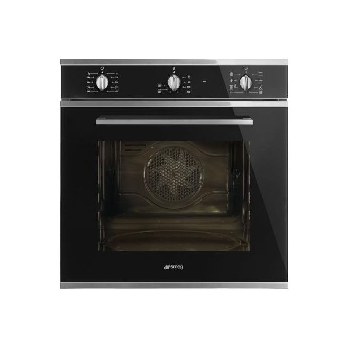 Smeg SF64M3TVN Forno Elettrico Multifunzione da Incasso Estetica Selezione Capacita' 70 Litri Classe energetica A 8 Programmi Vapor Clean 60 cm Nero