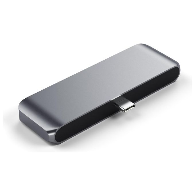 Satechi Hub Dock Type C Multiport Space Grey Hdmi 4K 1 Usb-c 1 Usb 3 Jack