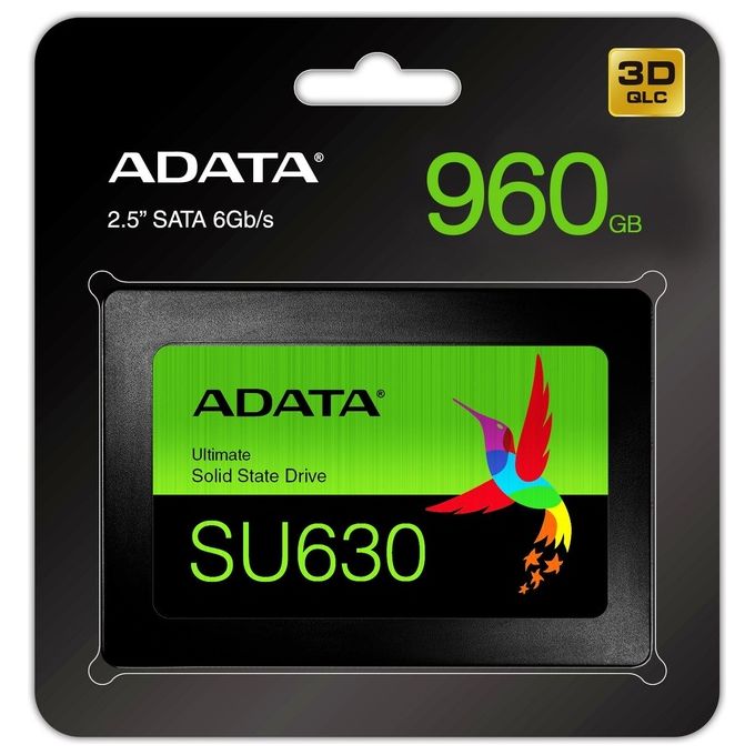 Adata ASU630SS Ssd 2.5 480gb Sata 6GB-S Su630 520-450 Mb-S R-W 3d Qlc