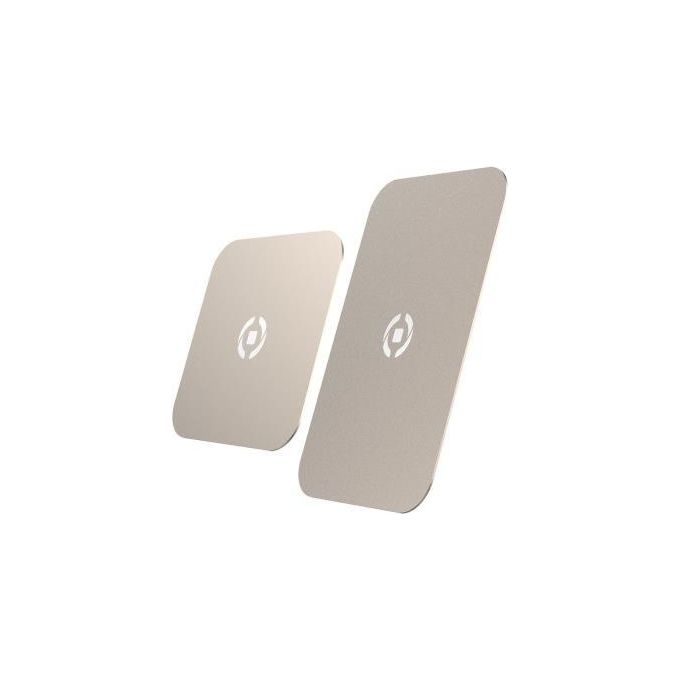 Celly Universal Metallic Plate Supporto da Auto Magnetico Oro