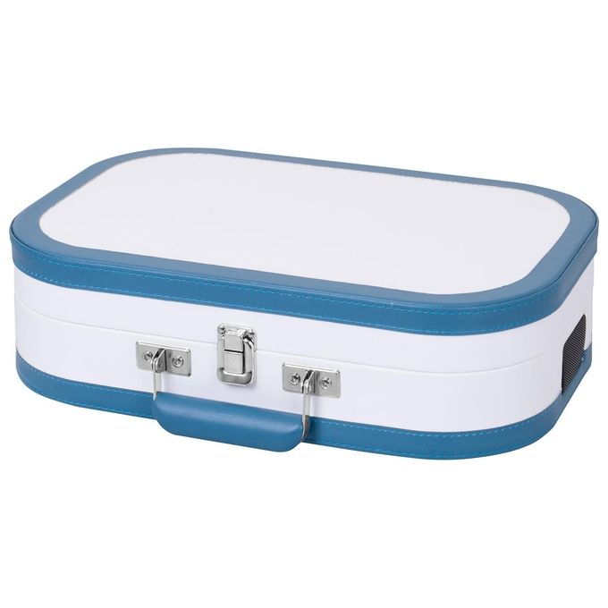 Trevi TT 1020 BT Giradischi Stereo Vintage Portatile con Bluetooth Mp3 Usb e Funzione Encoding Turchese