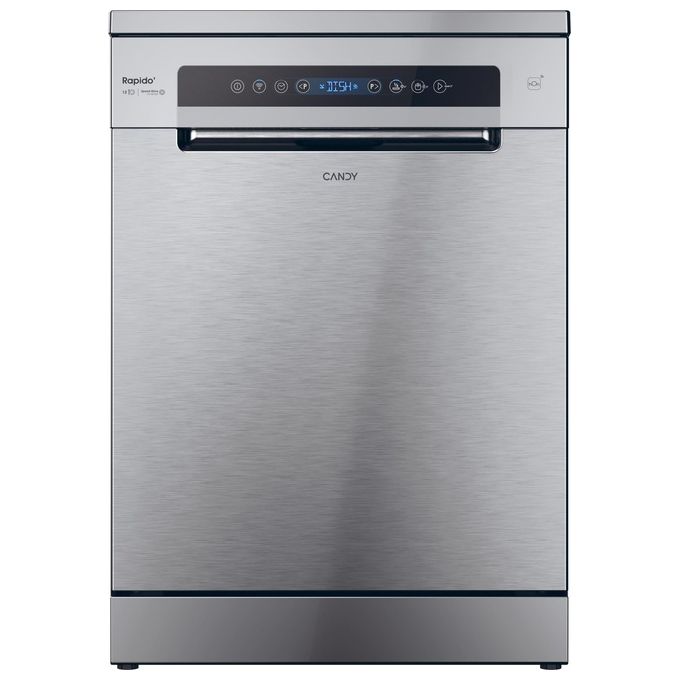 Candy CF 3C7F0X Rapido Lavastoviglie Libera Installazione 13 coperti Classe C 47 dB Wi-Fi Bluetooth (85x60x60 cm) colore Inox