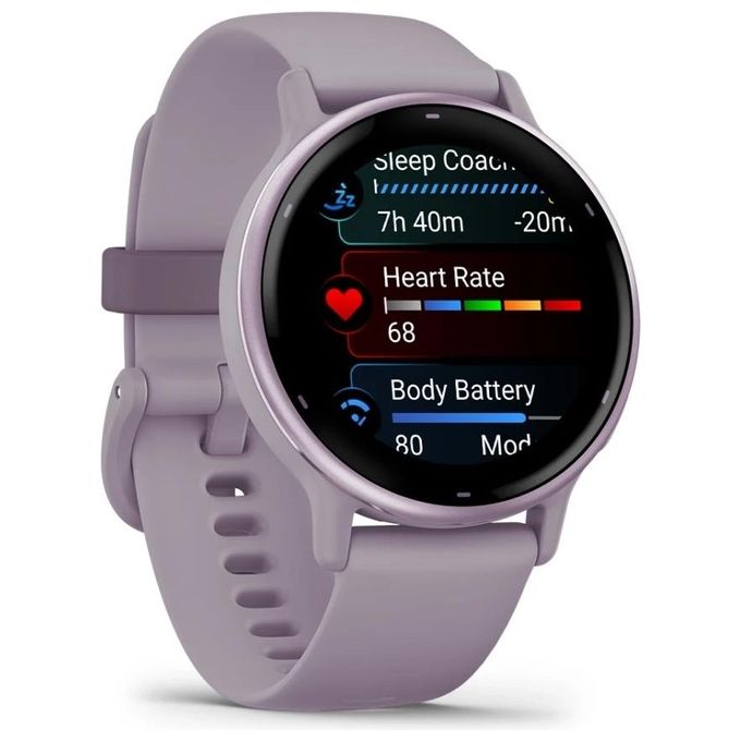 Garmin Vivoactive 5 1.2'' GPS Sport Salute Notifiche Orchid Metallic