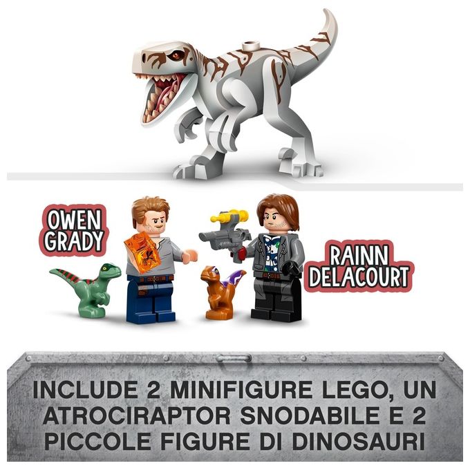 LEGO Jurassic World Atrociraptor: Inseguimento sulla Moto