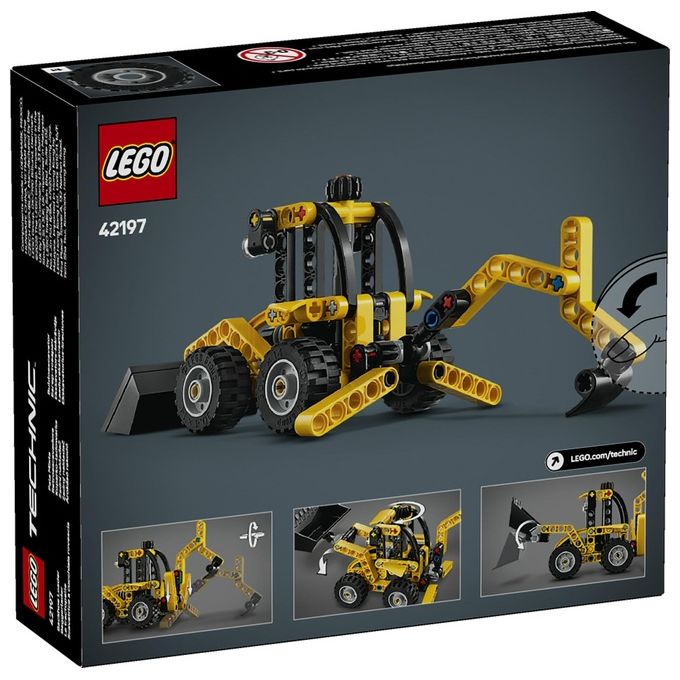 LEGO Scavatrice a Cucchiaia Rovescia 42197 Technic Costruzioni avanzate per appassionati con dettagli realistici di movimento e design robusto