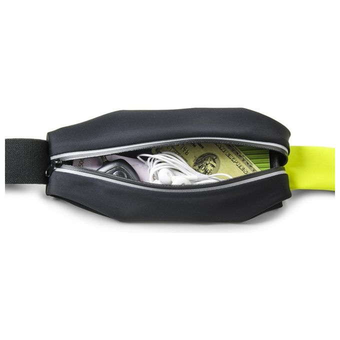 Celly Runbelt View Duo Cintura da Braccio per Smartphone 6.5'' Giallo
