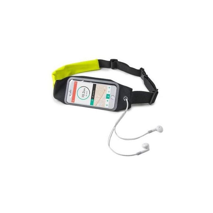 Celly Runbelt View Duo Cintura da Braccio per Smartphone 5'' Giallo