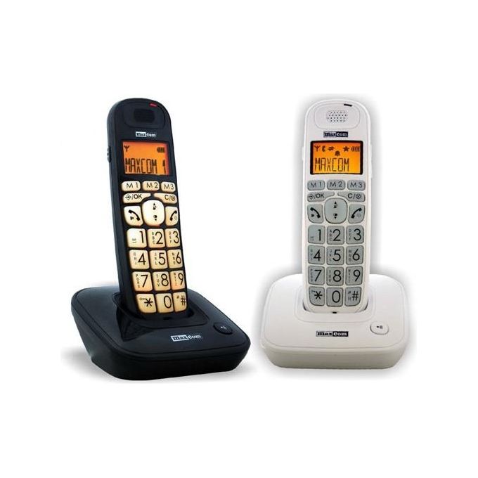 Maxcom MC6800 cordless per anziani con tasti di chiamata rapida e amplificazione della conversazione