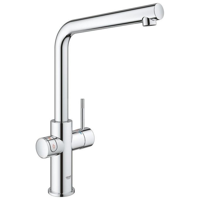 Grohe 30 325 001 Duo Rubinetto Miscelatore monocomando con boiler per erogozione di acqua filtrata bollente istantanea Cromo