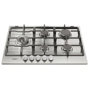 Whirlpool KGML761IX Piano Cottura a gas 5 fuochi 73 cm Acciao inox