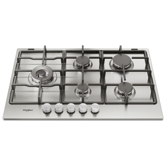 Whirlpool KGML761IX Piano Cottura a gas 5 fuochi 73 cm Acciao inox
