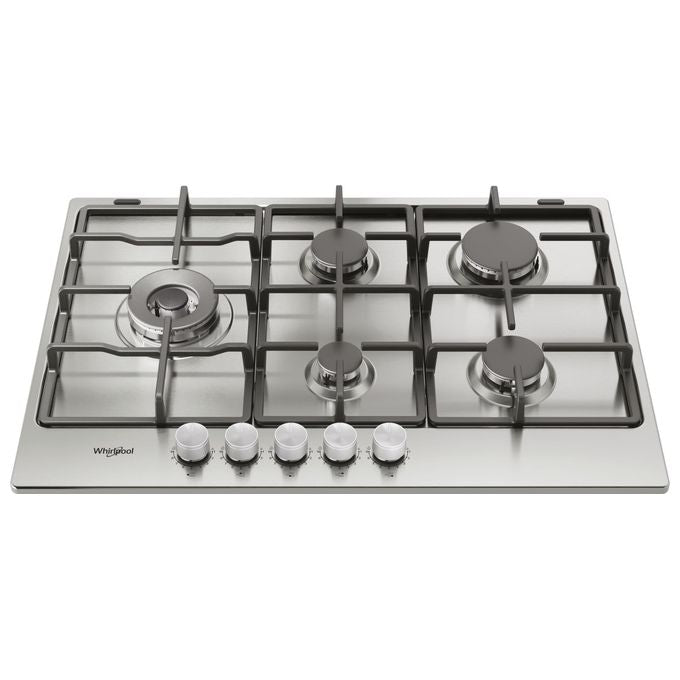 Whirlpool KGML761IX Piano Cottura a gas 5 fuochi 73 cm Acciao inox
