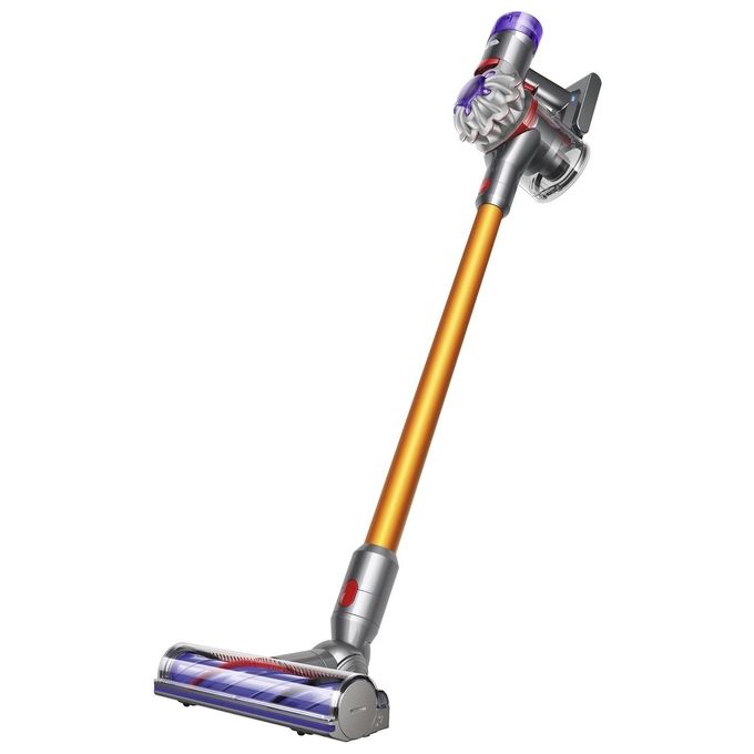 Dyson, Aspirapolvere a Bastone V8 Absolute, Senza Sacchetto, Argento e Giallo