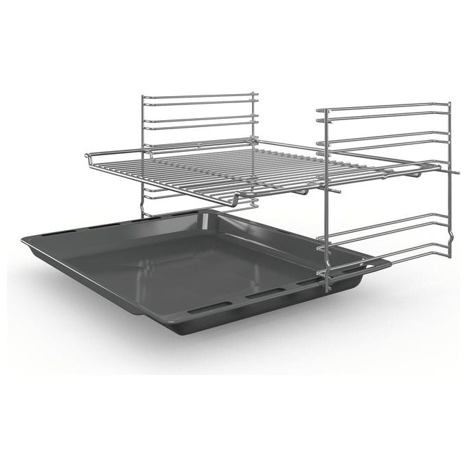 Bosch Serie 2 HBF133BR0 Forno Elettrico da Incasso Capacita' 66 Litri Classe Energetica A 60 cm 5 programmi Nero-Acciaio Inossidabile